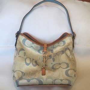 Authentic Vintage Coach Canvas Bag